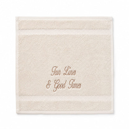 Embroided towel