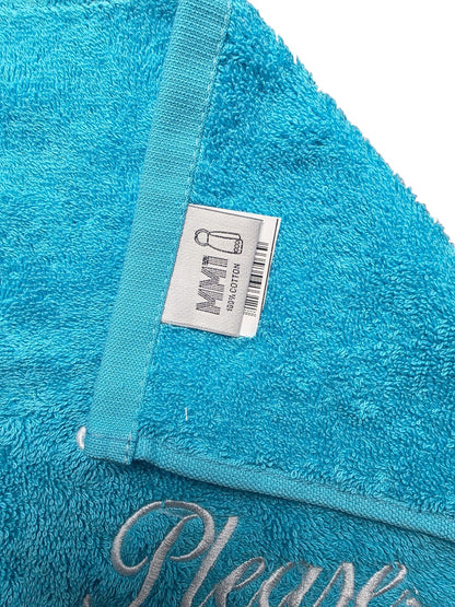 Embroided towel
