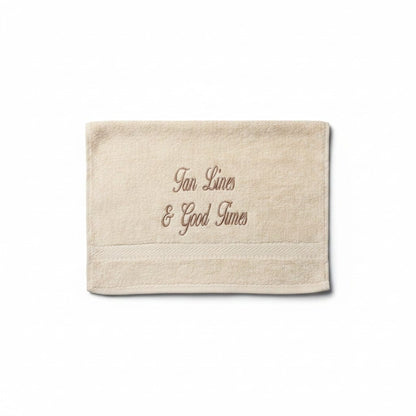 Embroided towel