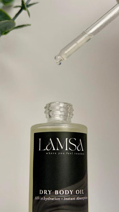 LAMSA lightweight dry body oil with Vitamin E in Lebanon